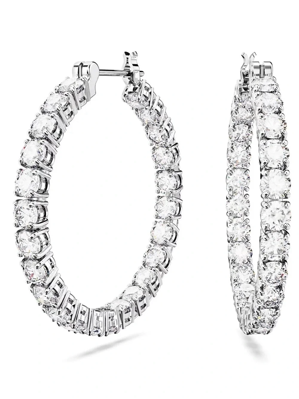 Swarovski sparkling silver